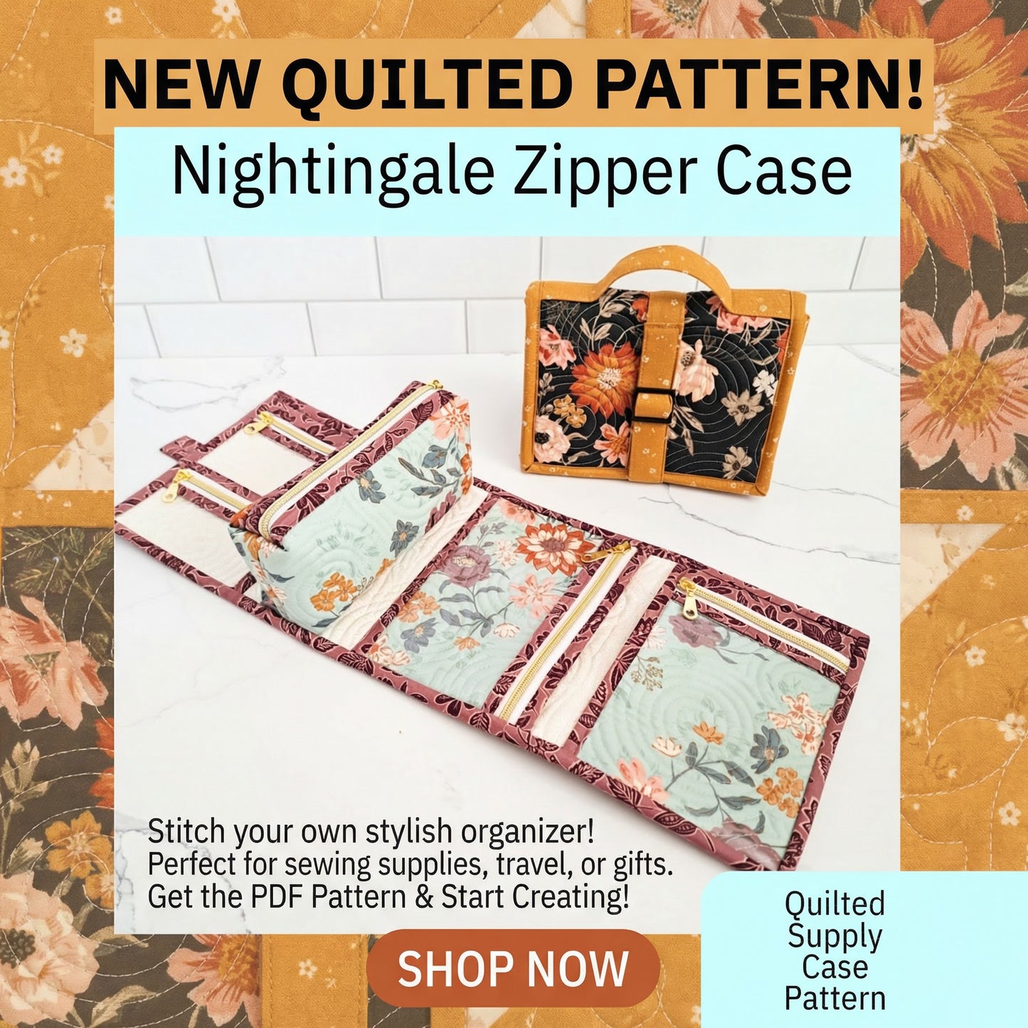 Nightingale zipper case